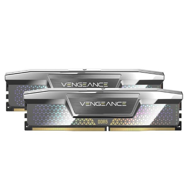 CORSAIR Vengeance DDR5 CUDIMM 48GB (2 x 24GB) 8000MHz DDR5 RAM - Silver (CMKC48GX5M2X8000C38)