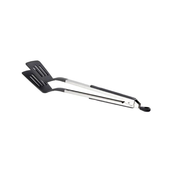 Baccarat The Cook Easy Spatula Tongs - Stainless Steel Cookware - Non-Stick Spatula Tongs -