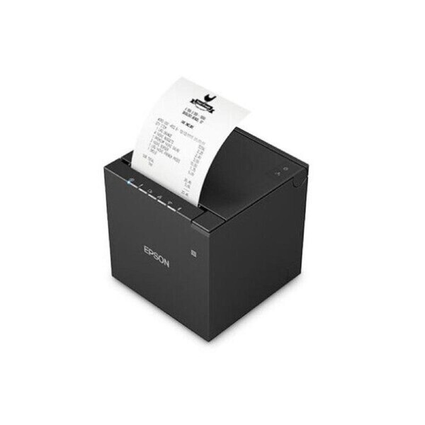 Epson TM-m50II-201 Direct Thermal Printer - Monochrome - Receipt Print - Ethernet - USB - White - 500 mm/s Mono - ePOS Emulation