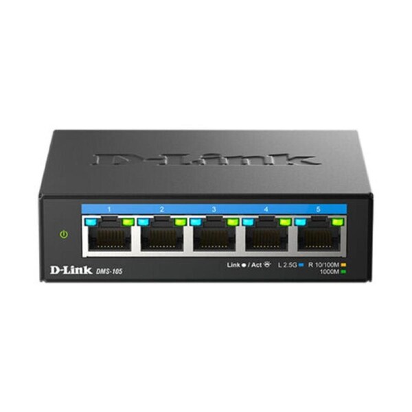 D-LINK DMS-105 5-Port Multi-Gigabit Desktop Switch