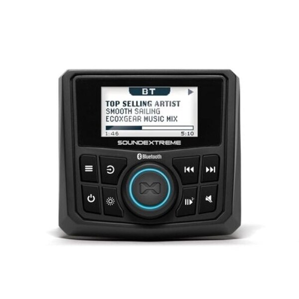 EcoXgear Marine AM/FM/Bluetooth Digital Media Player Gauge Radio