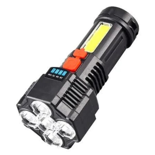 LED Super Bright Flashlight, Rechargeable Outdoor Multi-Functional Waterproof Led