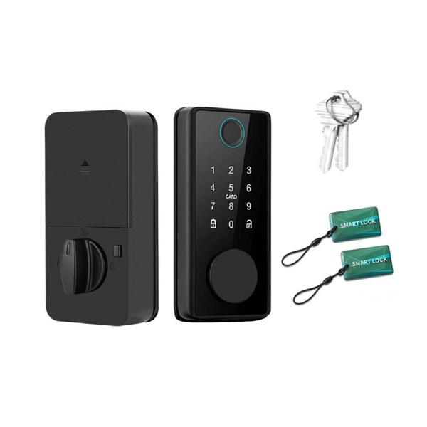 Tooleroo Digital Smart Door Lock Keypad - 5-in-1 Home Entry Security System