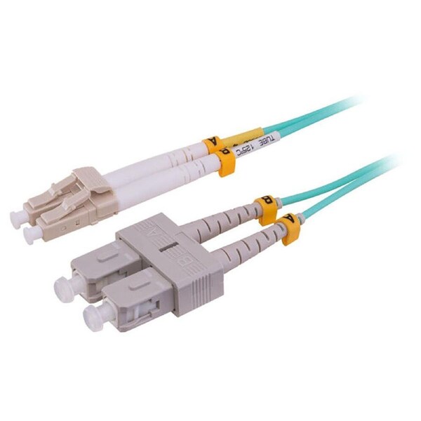 Pro2 Fibre Optic Duplex Patch Lead OM3 50/125 Cable Connector LC-SC 20M