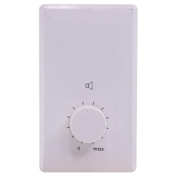 Pro2 100V/100W PA Volume Control Plate For Audio Speaker 149x87mm White