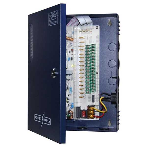 Doss 18-WAY 12V DC 20A Power Supply Wall Mount Box w/ PFC Surge Protection