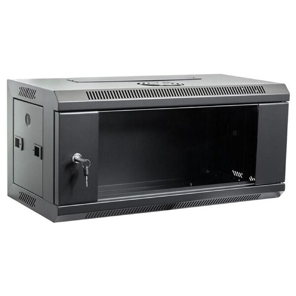 Pro2 4RU Wall Mount Cabinet Assembled Server Rack w/ Glass Door 600x300mm
