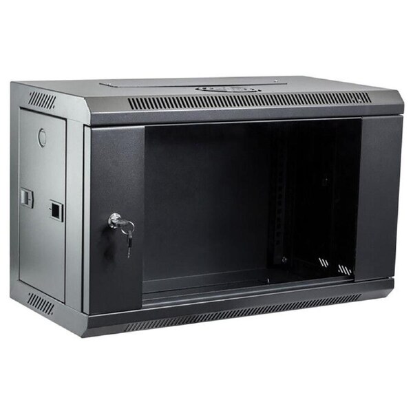 Pro2 6RU Wall Mount Cabinet Assembled Server Rack w/ Glass Door 600x300mm