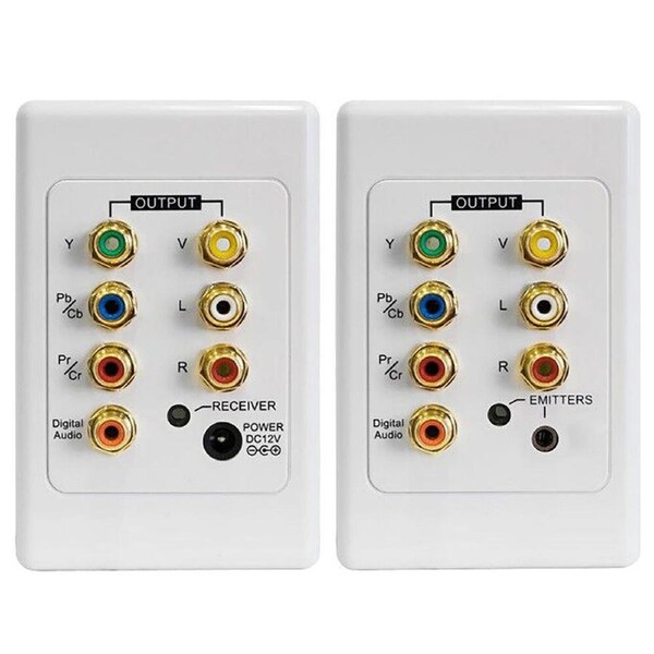 Pro2 Audio Video & Component IR CAT5 Extender Wall Plate Kit Suit Clipsal