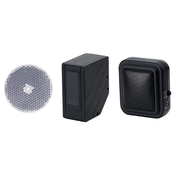 Doss DEA7WL2 Wireless Door/Beam Entry Alarm Security Doorbell Kit Black