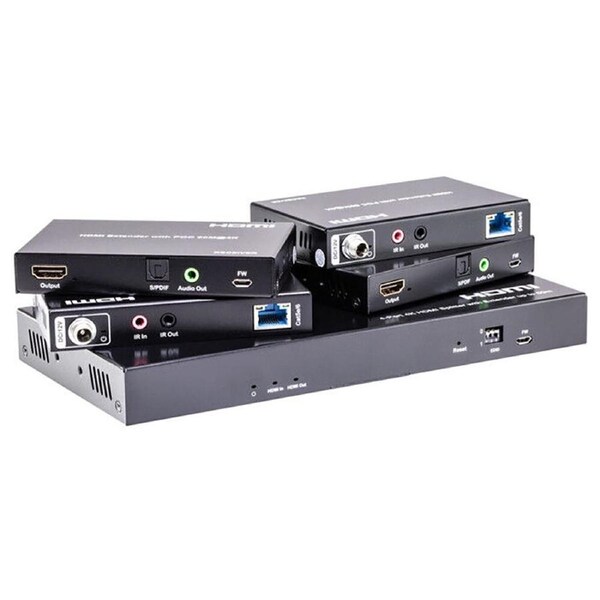 Pro2 4K HDMI Over CAT5/6 Splitter Transmitter/Receivers Extender Kit Black