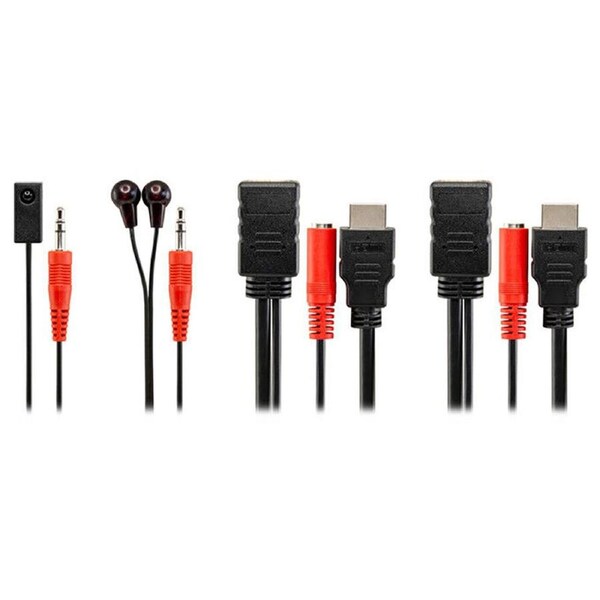 Pro2 IR Extender Cable Cord Wires Over HDMI2.0 w/ 2-Eye Emitter 18Gbps Kit