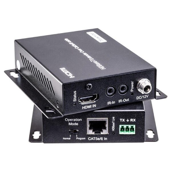 Pro2 HDBaseT HDMI Extender AV Distribution Device Over CAT5E/6 Black 70M