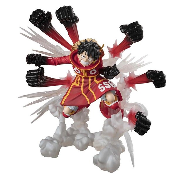 Tamashii Nations FiguartsZero Extra Battle One Piece Monkey D Luffy Gum Gum Hawk Gatling Figure