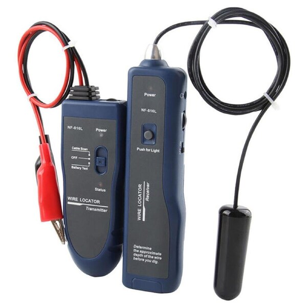 Doss Underground Cable Wire Locator Tool w/ Rechargeable Battery Earphone