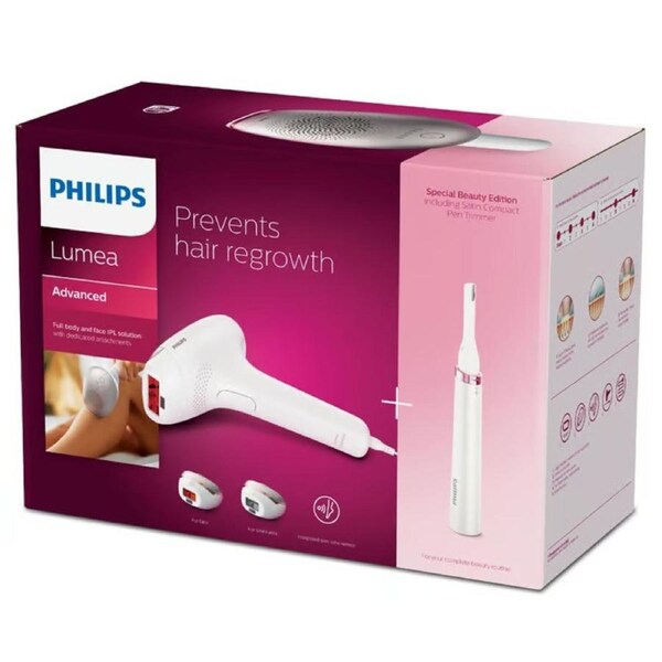 Philips Lumea Advanced IPL Hair Removal Device - BRI923/00 - Personal Coach App - Laser Hair Remover - Home Professional Removal