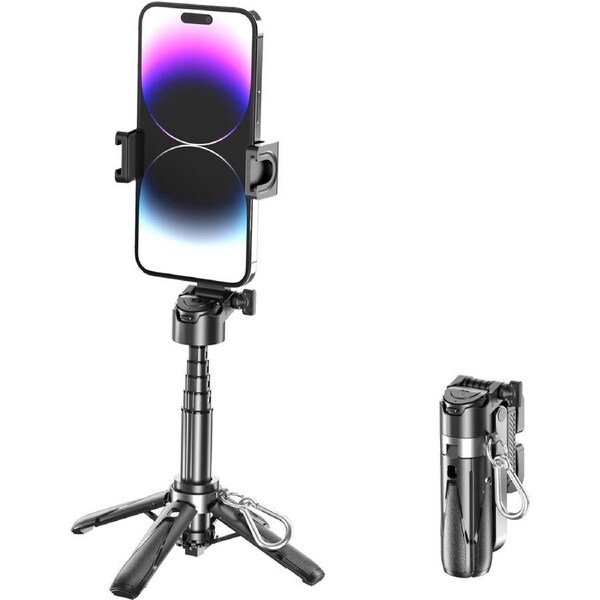 P15 Mini Selfie Stick Tripod Phone Stand with Wireless Bluetooth Portable