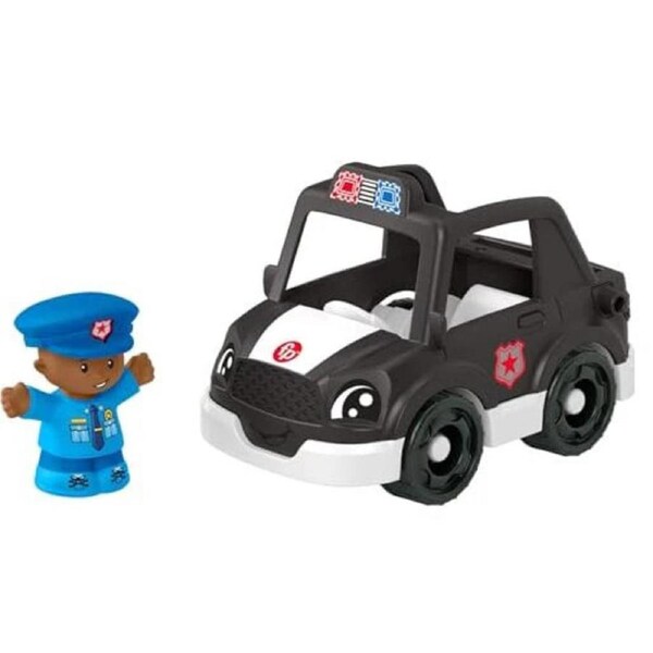 Little People Small Vehicle - Police Car + Driver