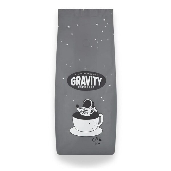 Gravity Espresso 6 Degrees Darker Coffee Beans 1kg