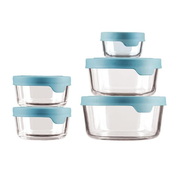 Anchor Hocking Trueseal Storage Container 10 Piece Set