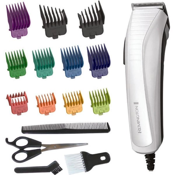 Remington 16 Piece Hair Clipper - Men's Electric Haircutting Set 1.5-25mm - Home Barber Set