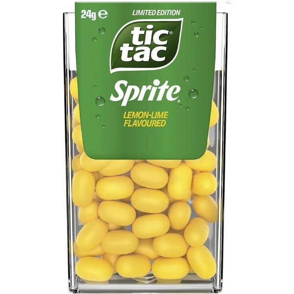 Tic Tac Sprite Lemon Lime Mints Special Limited Edition 24g