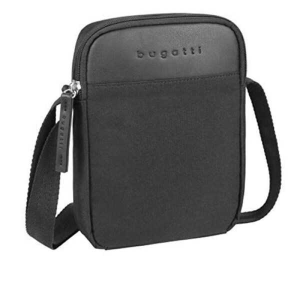 Bugatti City Guide Crossbody Shoulder Bag 24x17cm in Black