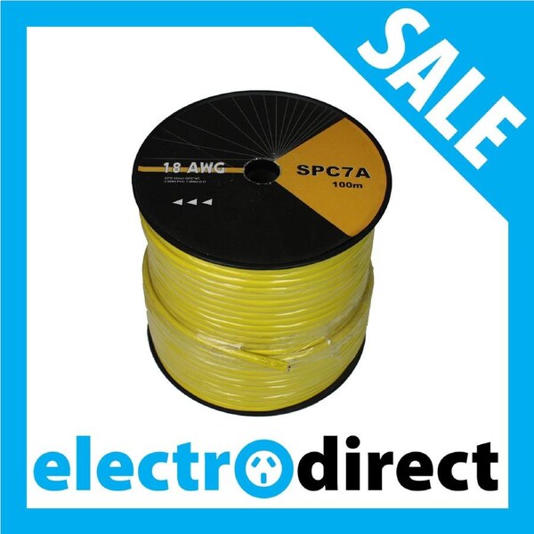 100m Speaker Cable 18AWG 2 Core High Grade 18 AWG Speaker Cable