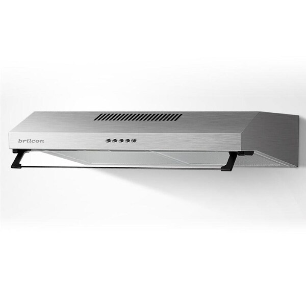 BRILCON 60cm Fixed Rangehood Stainless Steel Range Hood 600mm Built-in with LED