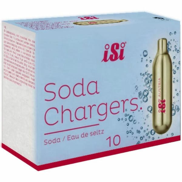 iSi Soda Siphon 8.4 Gram CO2 Charger / Bulb / Cartridge 10 Pack ISISODA8G