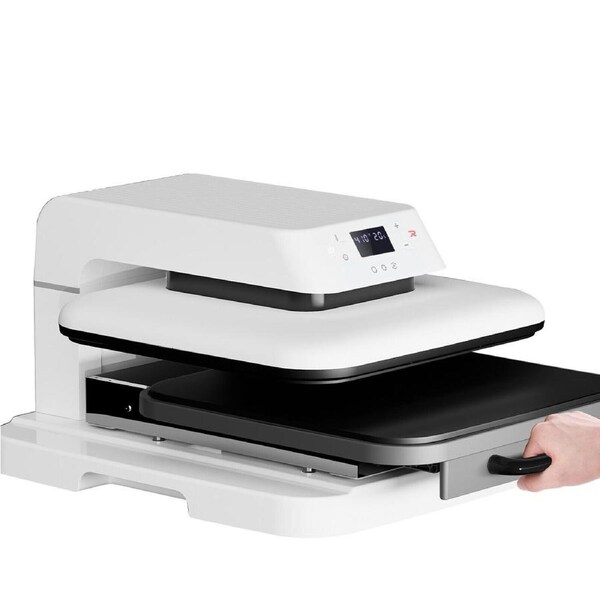 HTVRONT Heat Press Machine 15" Auto Release for DIY Shirts Sublimation Transfer