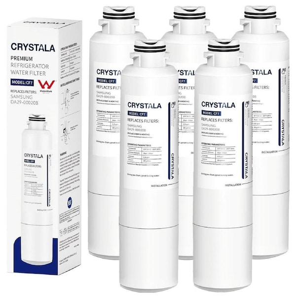5 X Samsung DA29-00020B Premium Compatible Ice & Water Fridge Filter SRF653CDLS