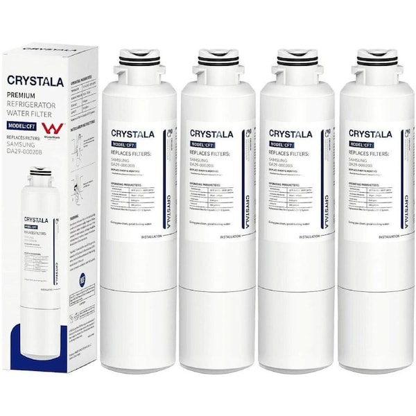 4 X Samsung Fridge Filter for SRF717CDBLS, SRF719DLS, SRF924DLS