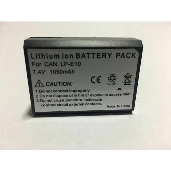 CANON GENERIC EOS 1100D KISS LP-E10 LPE10 1050MAH 7.4V REPLACEMENT BATTERY