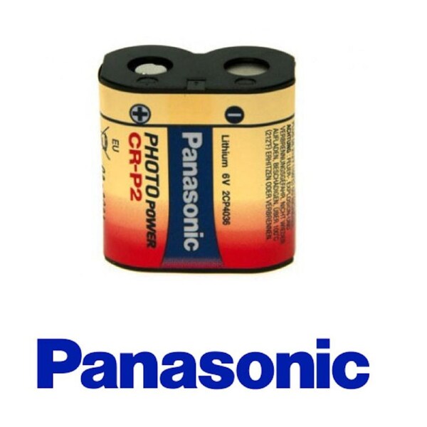 Panasonic CRP2 Lithium Photo Battery 1400mAh CRP2 6V CR-P2
