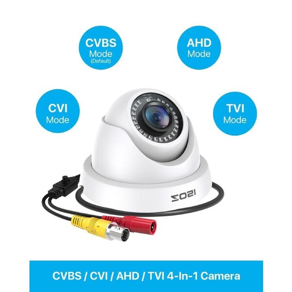 ZOSI 1080p 4in1 HD CCTV Home Security Wireless Camera System Night Vision IR