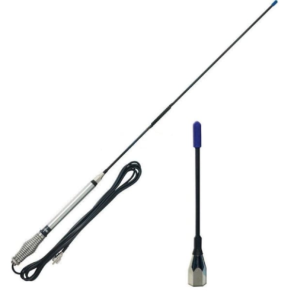 AT870 6.6DBi+3DBi UHF CB FGLASS ANTENNA KIT SUITS MOST UHF VEHIVLE RADIO BRANDS