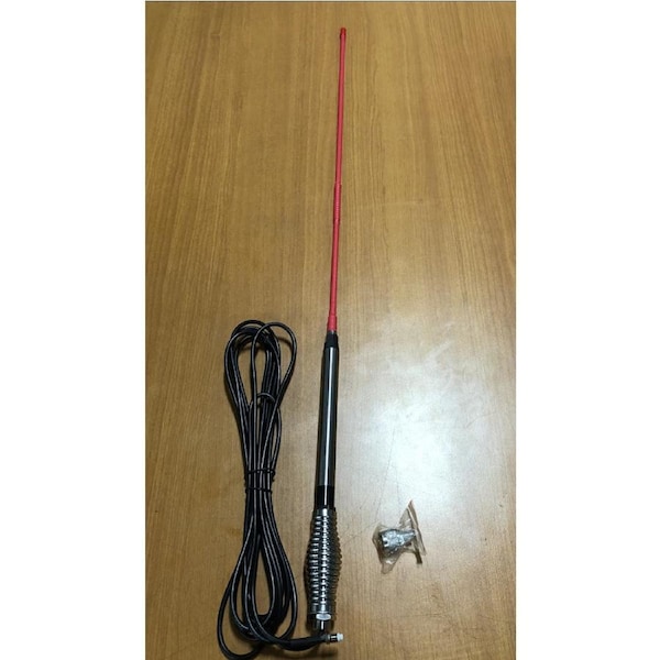 UHF FIBREGLASS DARK PINK 6.5DBi ANTENNA+4.5M CABLE TO SUITS MOST UHF CB RADIO S
