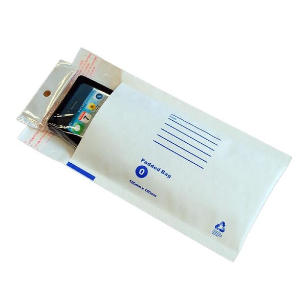 125x Bubble Padded Bag Mailer Envelope 00 100mm x 180mm