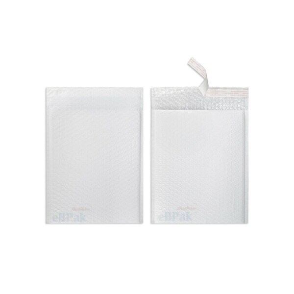 200x Poly Bubble Padded Bag G0B 120 X 180mm White Plain Envelope Mailer