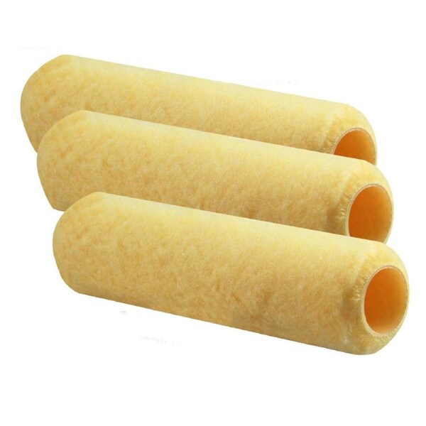 Paint Roller Cover 270mm 3pc Pack 12mm Nap Quality Water Oil Based Paint Rollers