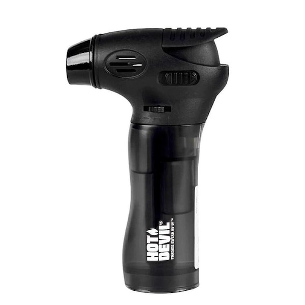 Hot Devil® Blow Torch Kit Gas Burner Refillable Butane Auto Lighter Chef & Cooks