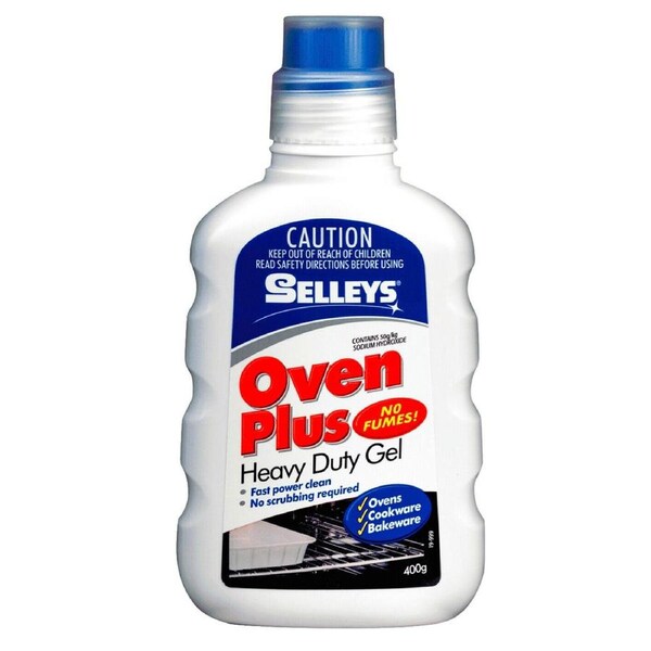 Oven Cleaner Heavy Duty Gel Selleys 400g Oven Plus No Fumes Baking Rack Cleaner