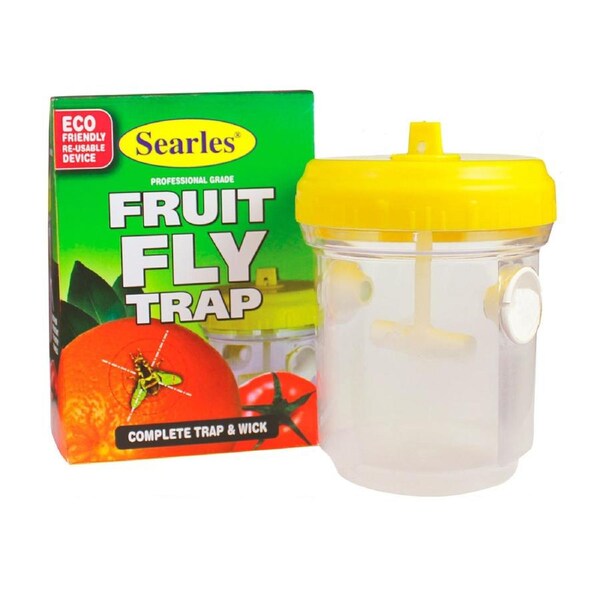 Fruit Fly Trap Searles® Ultimate with Wick Professional Fruit Fly Wasp Catcher
