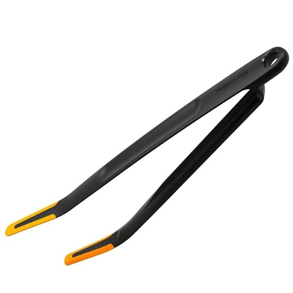 Fiskars Pro Silicone Tongs 29cm Long Kitchen Functional Form BBQ Cooking