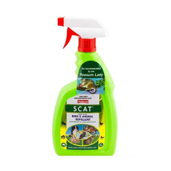 Scat Bird And Animal Repellent 750ml RTU Dog Cat Possum Vermin Deterrent 2238616