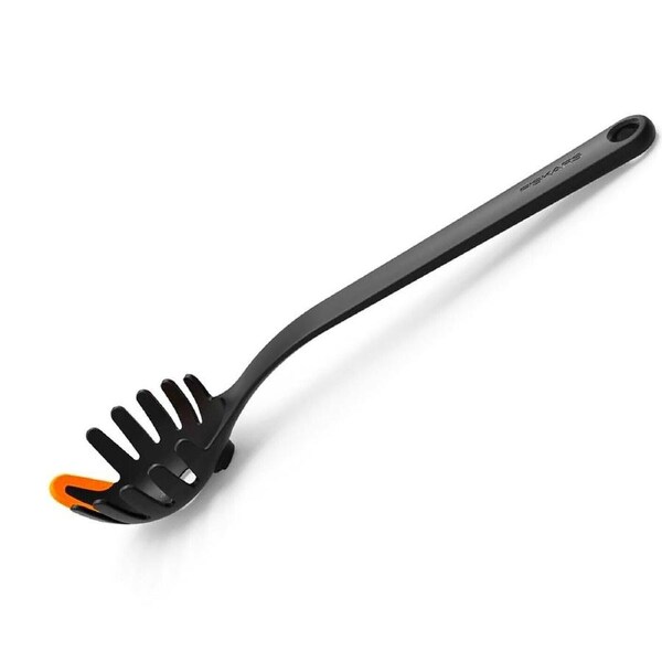 Fiskars Pro Silicone Pasta Spoon 29cm Kitchen Functional Form Spaghetti Ladle