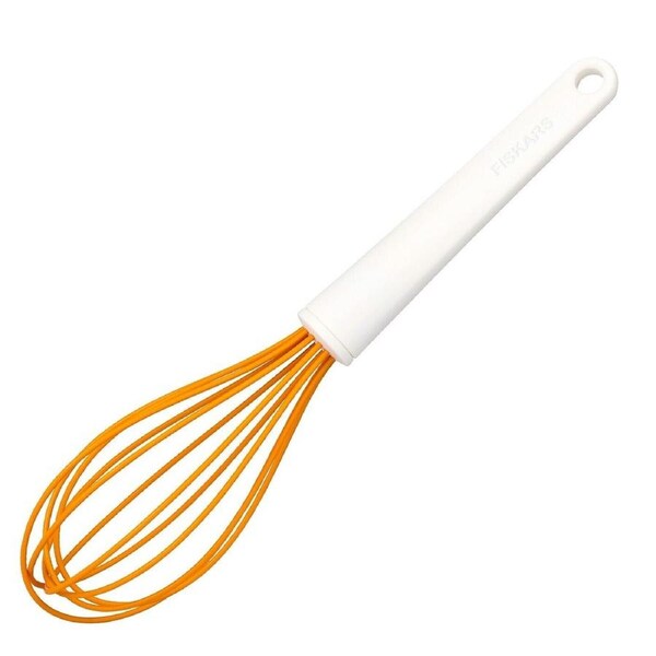 Fiskars Pro Silicone Whisk Non-Scratch 29cm Long Kitchen Functional Form