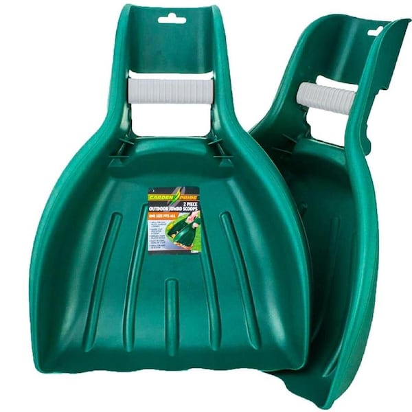 Garden Rake Hands Pair 2pc Leaf Grass Scoop Hand Pickup Claw Fingers All Med