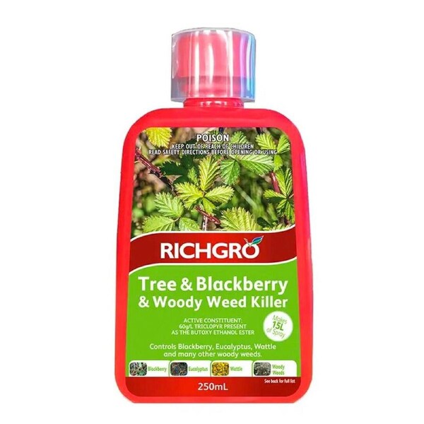 Tree Killer 250ml Concentrate Makes 15L Controls Eucalyptus Wattle Blackberry